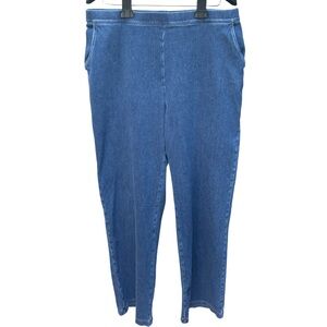 L.L. Bean Women's Blue Jeggings Large